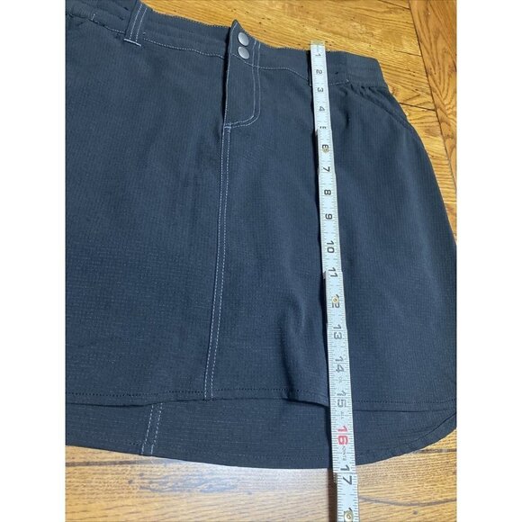 Kuhl womens active wear hiking skirt skort size Small Black lots of pockets! - Picture 4 of 7